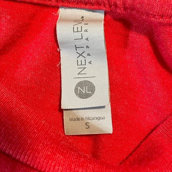 PeteFest Red T-Shirt Elephants Graphic Next Level Apparel Small Suicide awarenes - Picture 5 of 6